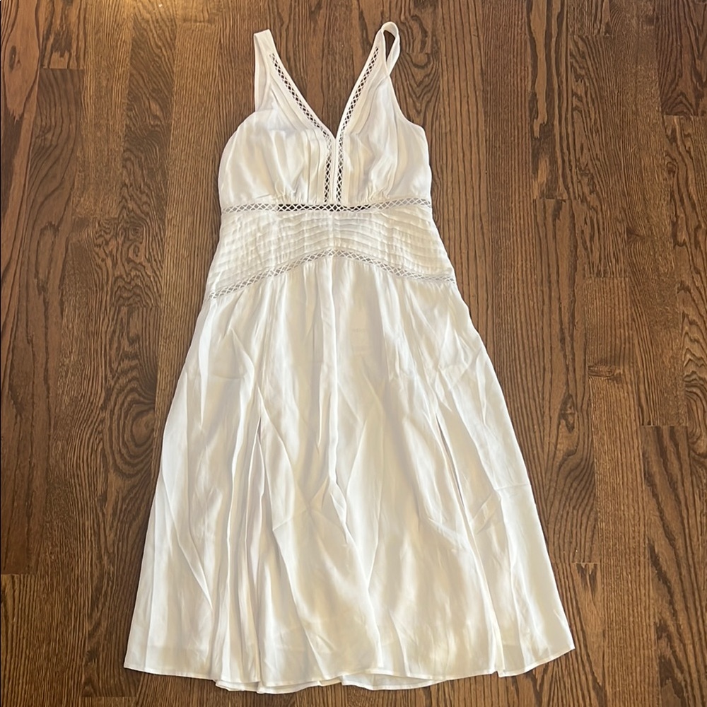Reiss White Sleeveless Dress